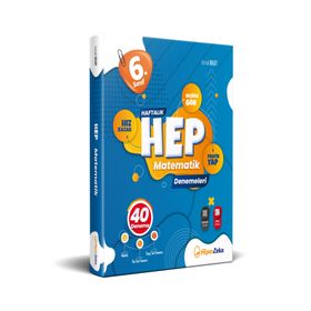 Hiper Zeka 6. Sınıf Haftalık HEP Matematik 40 Deneme