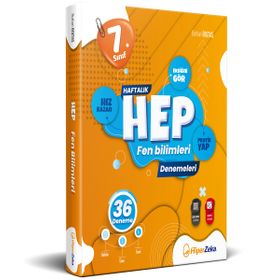 Hiper Zeka 7. Sınıf Haftalık HEP Fen Bilimleri 36 Deneme