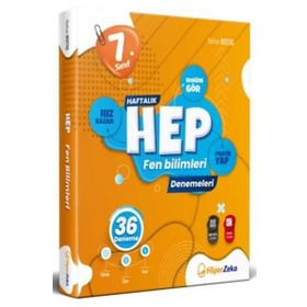 Hiper Zeka 7. Sınıf Haftalık HEP Fen Bilimleri 36 Deneme