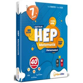 Hiper Zeka 7. Sınıf Haftalık HEP Matematik 40 Deneme