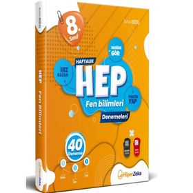 Hiper Zeka LGS 8. Sınıf Haftalık HEP Fen Bilimleri 40 Deneme