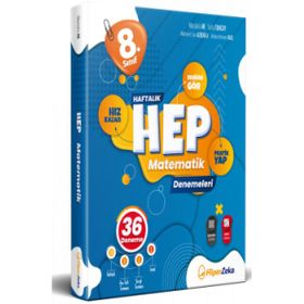 Hiper Zeka LGS 8. Sınıf Haftalık HEP Matematik 36 Deneme