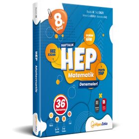 Hiper Zeka LGS 8. Sınıf Haftalık HEP Matematik 36 Deneme