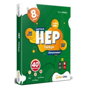 Hiper Zeka LGS 8. Sınıf Haftalık HEP Türkçe 40 Deneme