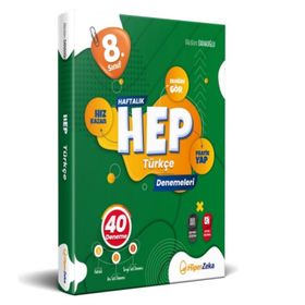 Hiper Zeka LGS 8. Sınıf Haftalık HEP Türkçe 40 Deneme