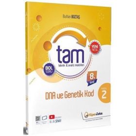 Hiper Zeka LGS 8. Sınıf Tam Fen Bilimleri 2 Teknik Analiz Modülleri ve DNA Genetik Kod