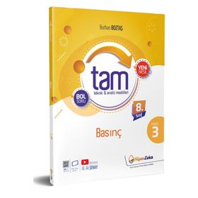 Hiper Zeka LGS 8. Sınıf TAM Fen Bilimleri 3 Teknik Analiz Modülleri ve Basınç