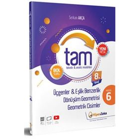 Hiper Zeka LGS 8. Sınıf Tam Matematik 6 Teknik Analiz Modülleri ve Üçgenler ve Geometrik Cisimler