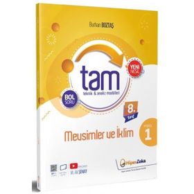 Hiper Zeka Yayınları 8. Sınıf Fen Bilimleri TAM Teknik Analiz Modülleri 1 Mevsimler ve İklim