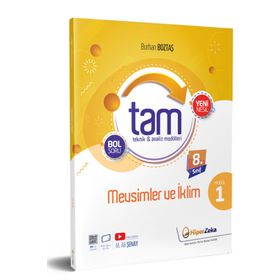 Hiper Zeka Yayınları 8. Sınıf Fen Bilimleri TAM Teknik Analiz Modülleri 1 Mevsimler ve İklim