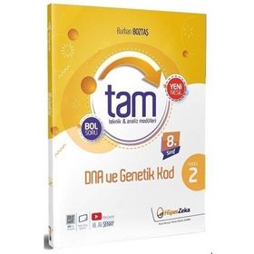 Hiper Zeka Yayınları 8. Sınıf Fen Bilimleri TAM Teknik Analiz Modülleri 2 DNA Genetik Kod
