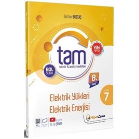 Hiper Zeka Yayınları 8. Sınıf Fen Bilimleri TAM Teknik Analiz Modülleri 7 Elektrik Yükleri ve Elektrik Enerjisi