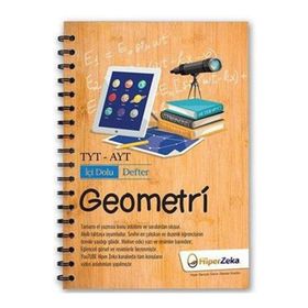 Hiper Zeka Yayınları TYT AYT Geometri İçi Dolu Defter