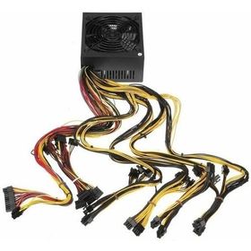 Hiport Maxpower 2000w 1x 20+4pin 3x Ide 6x Sata 16x 6+2p Kutulu Mining Powersuply