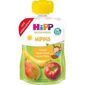 Hipp 100 gr Organik Muzlu Elmalı Armut Püresi
