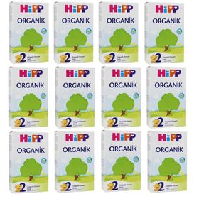 Hipp 2 Organik 6+ Ay 12x300 gr Çoklu Paket Bebek Devam Sütü