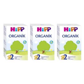 Hipp 2 Organik 6+ Ay 3x300 gr Çoklu Paket Bebek Devam Sütü
