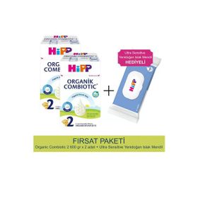 Hipp 2 Organik Combiotic 2x600 gr Devam Sütü