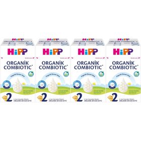 Hipp 2 Organik Combiotic 4x600 gr Devam Sütü
