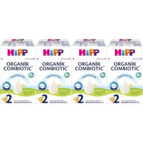 Hipp 2 Organik Combiotic 4x600 gr Devam Sütü
