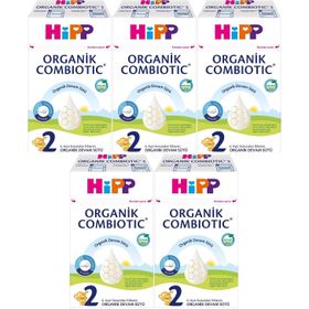 Hipp 2 Organik Combiotic 5x600 gr Devam Sütü