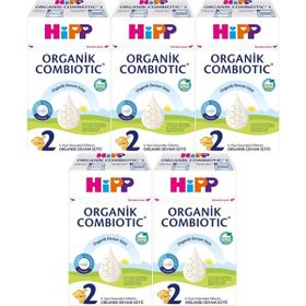 Hipp 2 Organik Combiotic 5x600 gr Devam Sütü