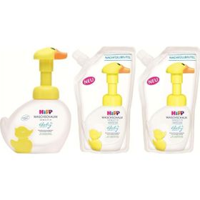 Hipp 250 ml 1 Pompalı+2 Yedek Babysanft Bebek Çoçuk El Yıkama Köpüğü