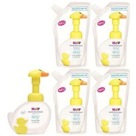 Hipp 250 ml 1 Pompalı+4 Yedek Babysanft Bebek Çoçuk El Yıkama Köpüğü