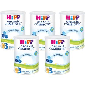 Hipp 3 10+ Ay 5x350 gr Organik Combiotic Devam Sütü