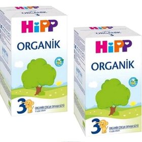 Hipp 3 2x600 gr Organik Devam Sütü