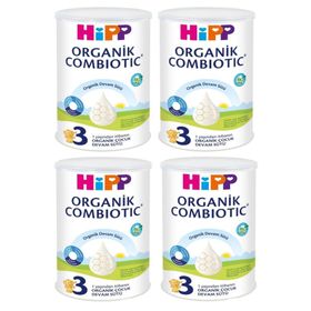 Hipp 3 Organik Combiotic 4x350 gr Devam Sütü