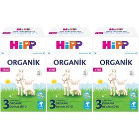 Hipp 3 Organik Keçi Sütü Bazlı 3x400 gr Devam Sütü