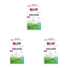 Hipp 3 Organik Keçi Sütü Bazlı 3x400 gr Devam Sütü