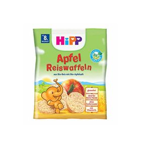 Hipp 30 gr Organik Bebek Gofreti Pirinçli Elmalı Püre