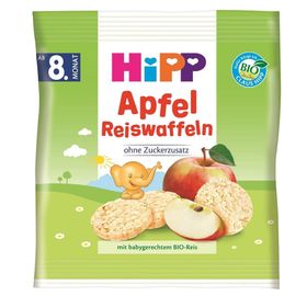 Hipp 30 gr Organik Pirinçli Elmalı Bebek Gofreti