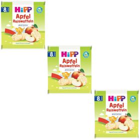 Hipp 30x3 gr Organik Pirinçli Elmalı Bebek Gofreti