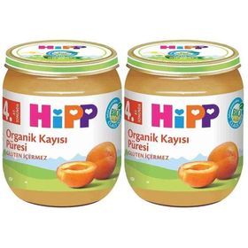 Hipp 4+ Ay 2x125 gr Organik Kayısı Püresi Kavanoz Maması