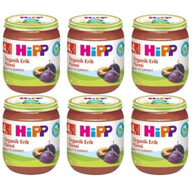 Hipp 4+ Ay 6x125 gr Organik Erik Püresi Kavanoz Maması