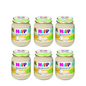 Hipp 4+ Ay 6x125 gr Organik Sütlaç Kavanoz Maması