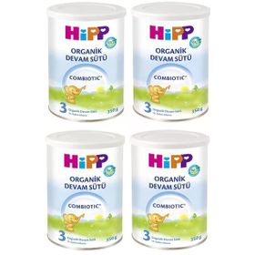 Hipp 4x350 gr No:3 Organik Combiotic Bebek Sütü
