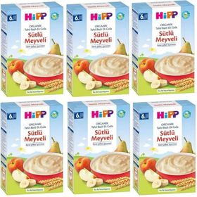 Hipp 6x90 gr Meyveli Bebek Maması