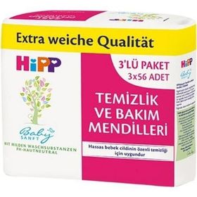 Hipp Baby Sanft 3x56'lı Temizlik ve Bakım Mendili