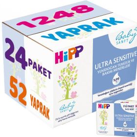 Hipp Baby Sanft Sensitive 24x52 Adet Bebek Islak Mendil