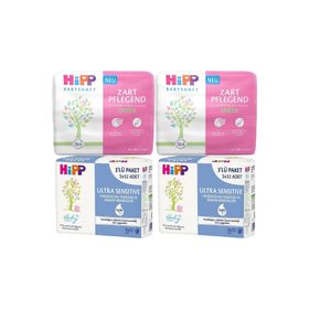 Hipp Baby Sanft Sensitive Karma Yendoğan+Klasik 14'lü 696 Yaprak Islak Havlu Mendil