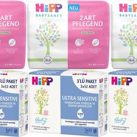 Hipp Baby Sanft Sensitive Karma Yendoğan+Klasik 21'li 1044 Yaprak Islak Havlu Mendil