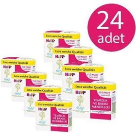 Hipp Babysanft 24'lü Paket 1344 Yaprak Islak Mendil