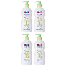 Hipp Babysanft 400 ml 4 Adet Bebek Saç ve Vücut Banyo Jeli