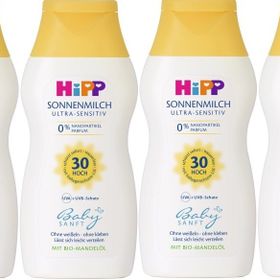 Hipp Babysanft 4x200 ml 30 Faktör Bebek Güneş Koruyucu Sütü
