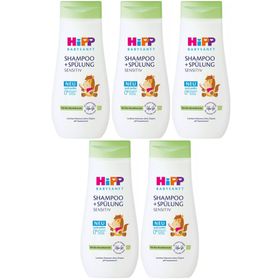 Hipp Babysanft Shampoo + Spülung Sensitive 5x200 ml Çocuk Şampuanı