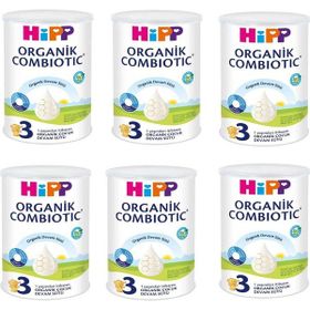 Hipp Combiotic Organik 3 Numara 6x350 gr Devam Sütü
